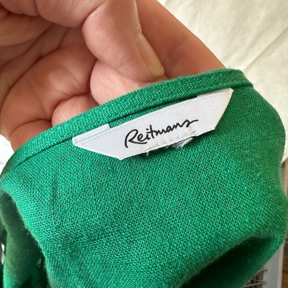 Reitmans Linen Blend Blouse, Size Large - Picture 3 of 4